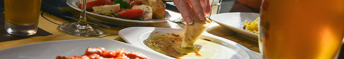 Eating American (New) Cafe at Bloom Cafe restaurant in Los Angeles, CA.